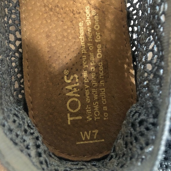 Blue lacy TOMS - Picture 3 of 3